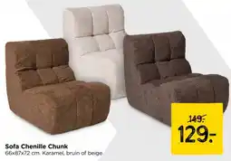 Xenos Sofa Chenille Chunk aanbieding