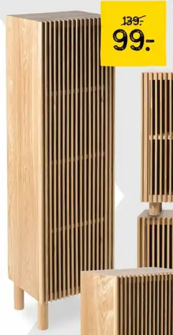 Xenos Kast Japandi 1 deur hoog aanbieding