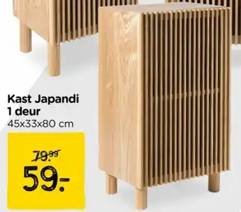 Xenos Kast Japandi 1 deur aanbieding