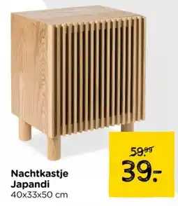 Xenos Nachtkastje Japandi aanbieding