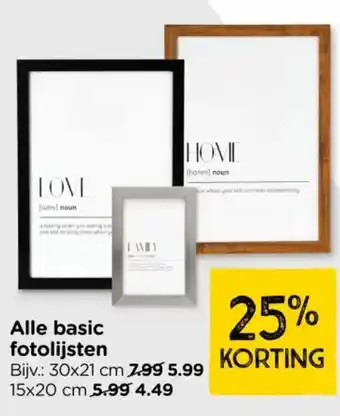 Xenos Alle basic fotolijsten aanbieding