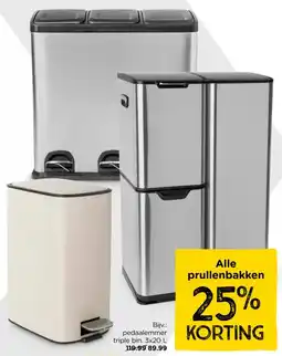 Xenos Pedaalemmer triple bin. aanbieding