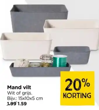 Xenos Mand vilt aanbieding