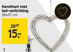 Xenos Kersthart met led-verlichting aanbieding