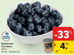 Carrefour Bosbessen Carrefour aanbieding