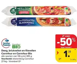 Carrefour Deeg, brickvellen en filovellen aanbieding