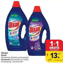 Carrefour Dixan wasgel aanbieding