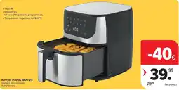 Carrefour Airfryer HAF9L1800-25 aanbieding