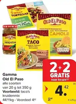 Carrefour Old El Paso gamma aanbieding