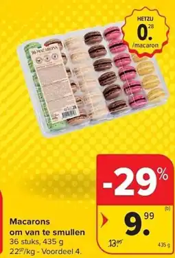 Carrefour Macarons om van te smullen aanbieding