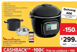 Carrefour Cookeo Touch Wifi YY4632FB aanbieding