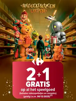 Carrefour op al het speelgoed aanbieding