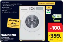 Carrefour Wasmachine WW91CGC04ATHEN aanbieding