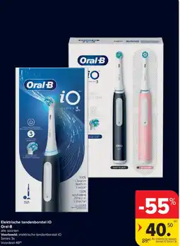 Carrefour Elektrische tandenborstel iO Oral-B aanbieding
