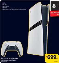 Carrefour PS5-console Pro Digital 2 TB + 1 controller inbegrepen aanbieding