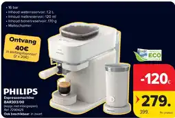 Carrefour Espressomachine BAR303/00 aanbieding