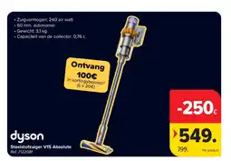 Carrefour Steelstofzuiger V15 Absolute aanbieding