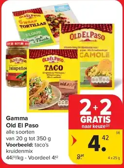 Carrefour Gamma Old El Paso aanbieding