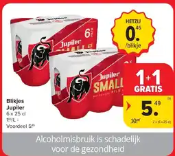 Carrefour Blikjes Jupiler aanbieding