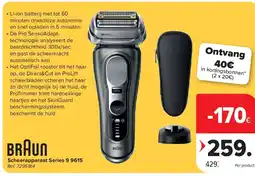 Carrefour Scheerapparaat Series 9 9615 aanbieding