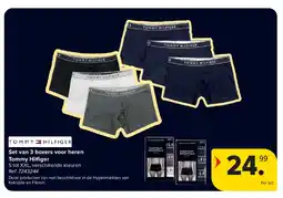 Carrefour Set van 3 boxers voor heren Tommy Hilfi ger aanbieding