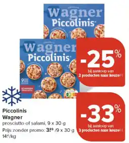 Carrefour Market Wagner Piccolinis aanbieding