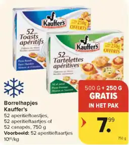 Carrefour Market Borrelhapjes Kauffer's aanbieding