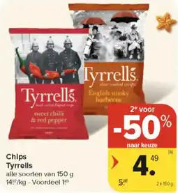 Carrefour Market Chips Tyrrells aanbieding
