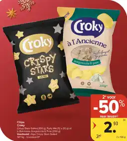 Carrefour Market Chips Croky aanbieding