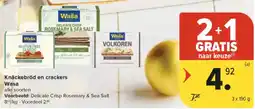 Carrefour Market Knäckebröd en Crackers Wasa aanbieding