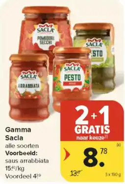 Carrefour Market Gamma Sacla aanbieding