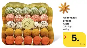 Geitenkaas praliné Cigril