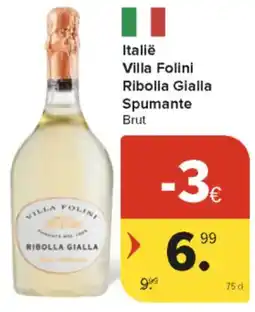 Carrefour Market Italië Villa Folini Ribolla Gialla Spumante Brut aanbieding
