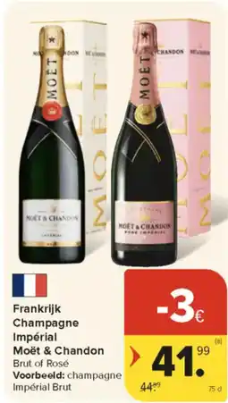 Carrefour Market Frankrijk Champagne Impérial Moët & Chandon aanbieding