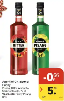 Carrefour Market Aperitief 0% Alcohol Funny aanbieding
