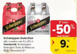 Carrefour Market Schweppes Selection aanbieding