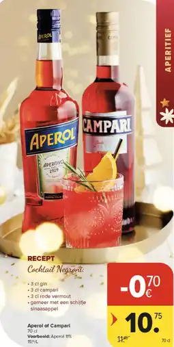 Carrefour Market Aperol of Campari aanbieding