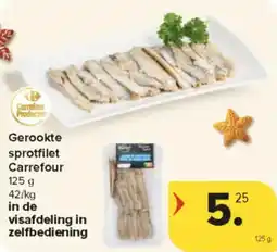 Carrefour Market Gerookte Sprotfilet Carrefour aanbieding