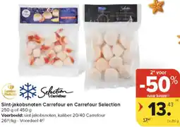 Carrefour Market Sint Jakobsnoten Carrefour en Carrefour Selection aanbieding