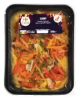 Carrefour Market Scampi met currysaus en groenten Carrefour aanbieding