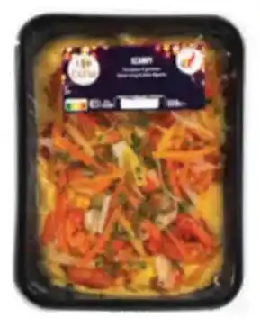 Carrefour Market Scampi met currysaus en groenten Carrefour aanbieding