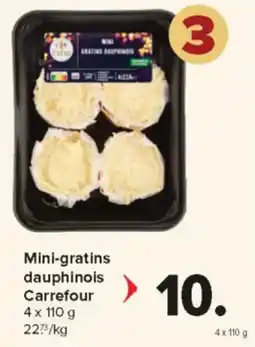 Carrefour Market Mini-gratins dauphinois Carrefour aanbieding