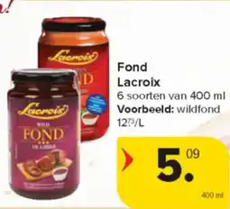 Carrefour Market Fond Lacroix aanbieding