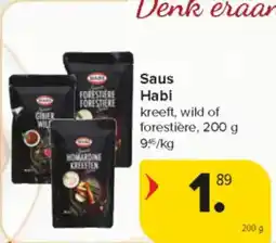 Carrefour Market Saus Habi aanbieding