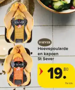 Carrefour Market Hoevepoularde en kapoen St Sever aanbieding