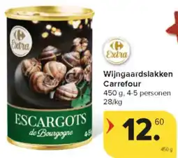 Carrefour Market Wijngaardslakken Carrefour aanbieding