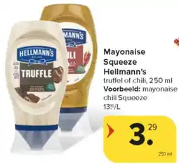 Carrefour Market Mayonaise Squeeze Hellmann's aanbieding