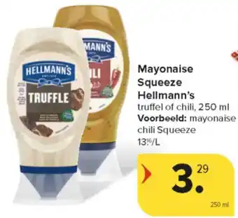 Carrefour Market Mayonaise Squeeze Hellmann's aanbieding