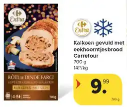 Carrefour Market Kalkoen gevuld met eekhoorntjesbrood Carrefour aanbieding