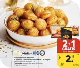 Carrefour Market Aardappelspecialiteiten Carrefour, Carrefour Selection en De Belgen aanbieding